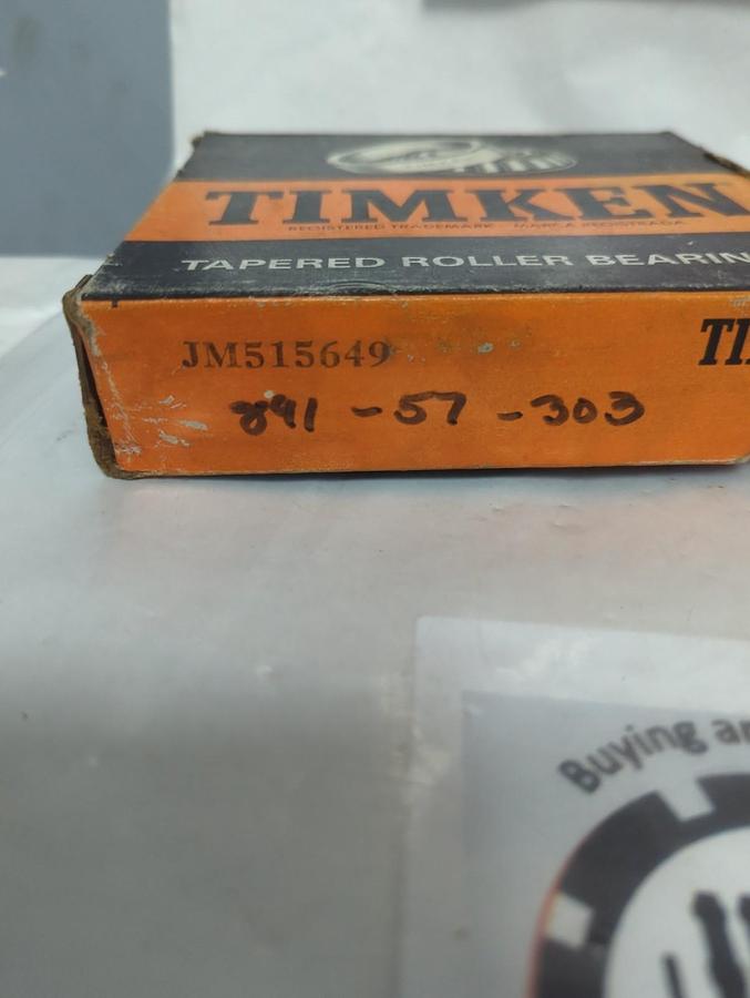 TIMKEN,JM515649,ROLLER BEARING CONE NOS