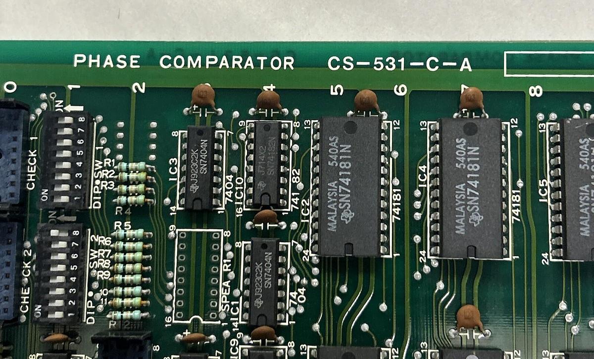 Used UNBRANDED,CS-531-C-A,PHASE COMPARATOR CIRCUIT BOARD