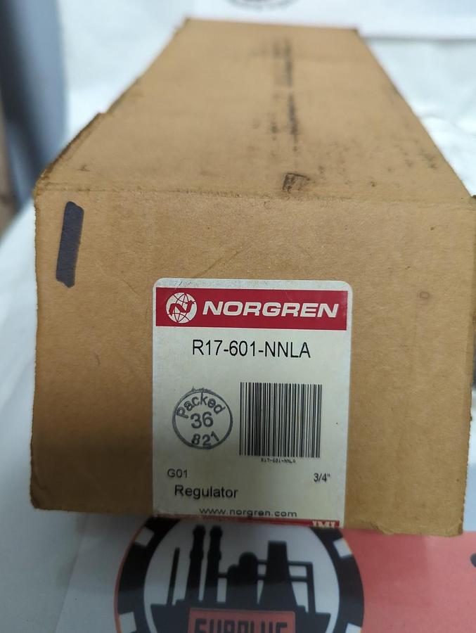 NORGREN,R17-601-NNLA,3/4 INCH REGULATOR INLET 300PSIG OUTLET 125PSIG NOS