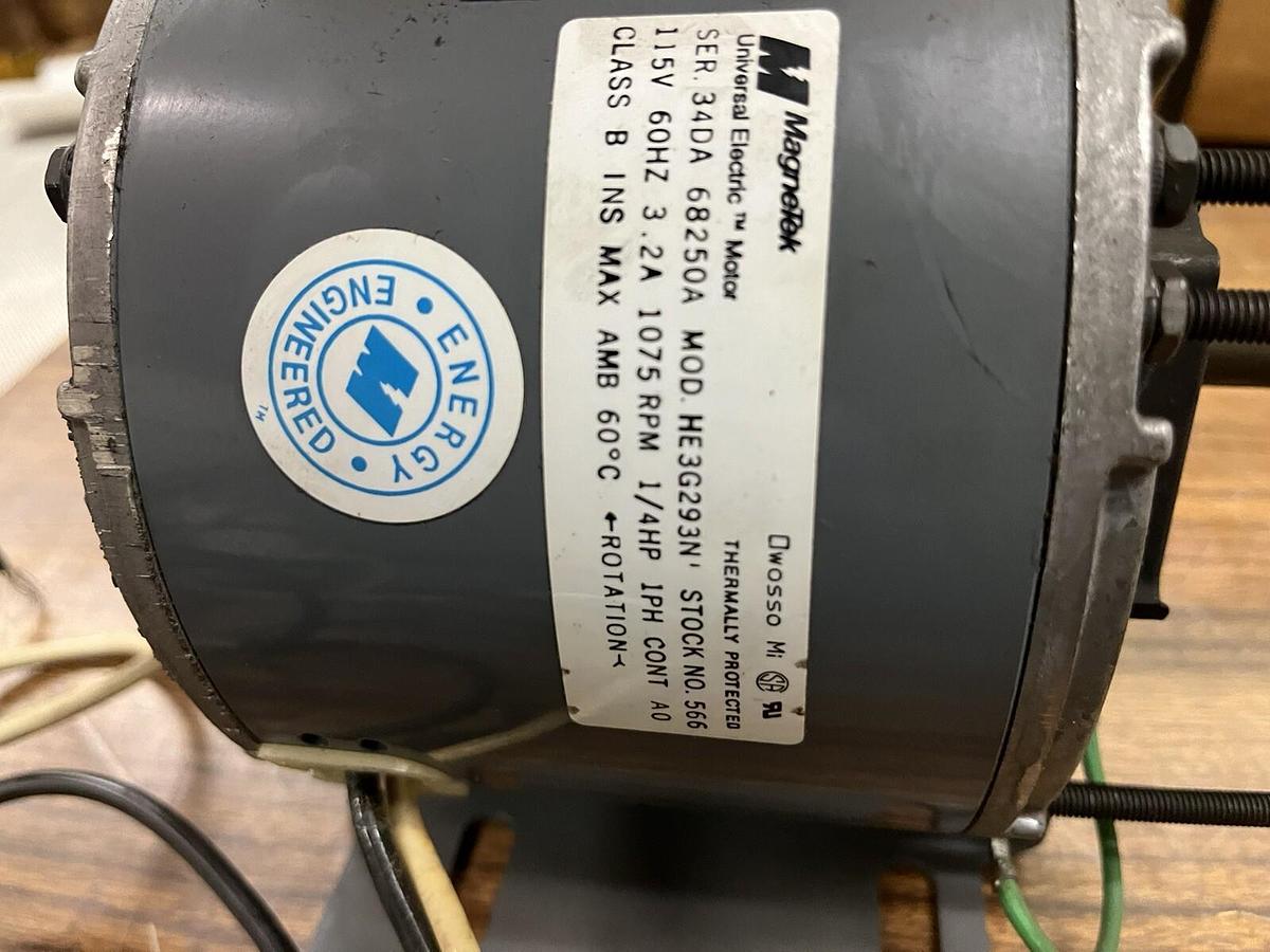 MAGNETEK,566,MOTOR 1/4HP 1075RPM 115V 1PH
