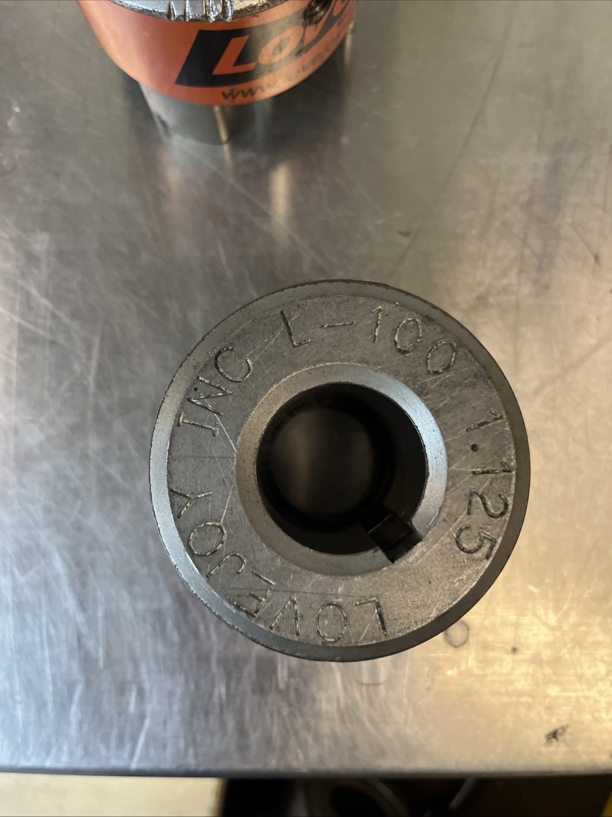 LOVEJOY,L100,COUPLING 1"X1.125" WITH SPYDER INSERT