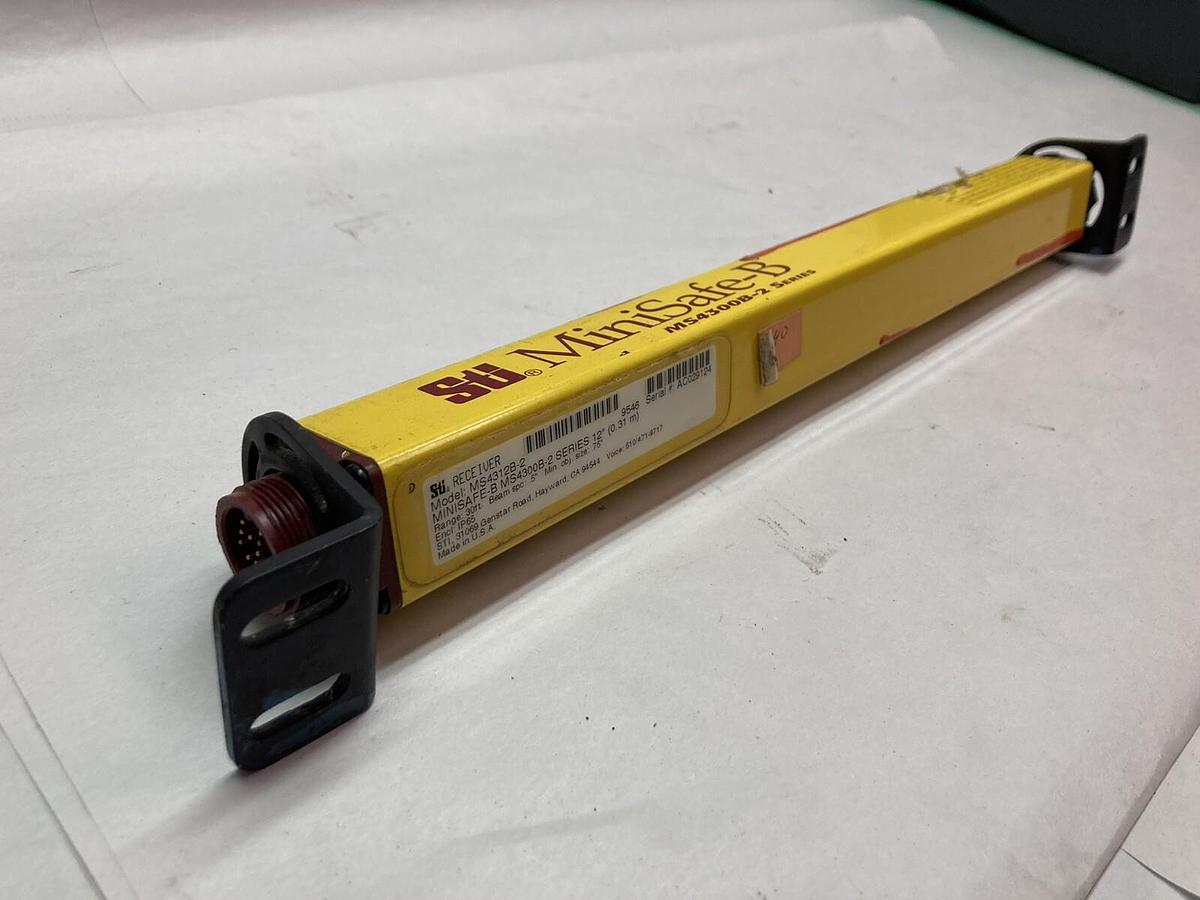 Used STI,MS4312B-2,Light Curtain Transmitter Minisafe-B