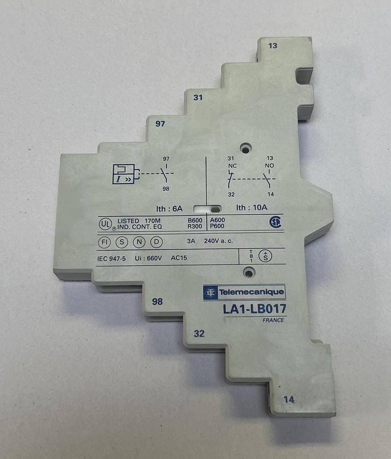 TELEMECANIQUE,LA1LB017,CONTACT BLOCK NOS