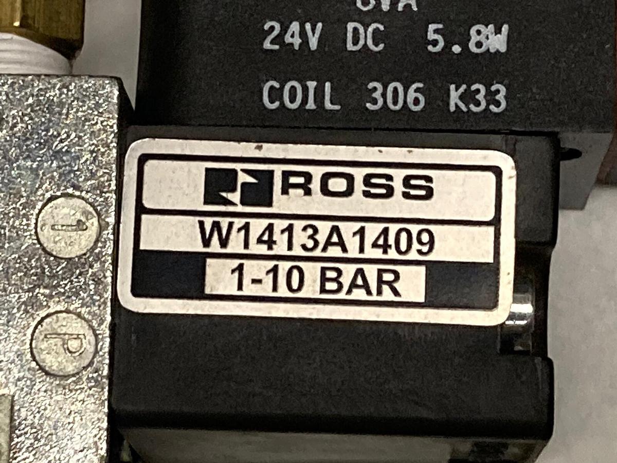 Ross,W1413A1409,Miniature Solenoid Valve  1-10 Bar