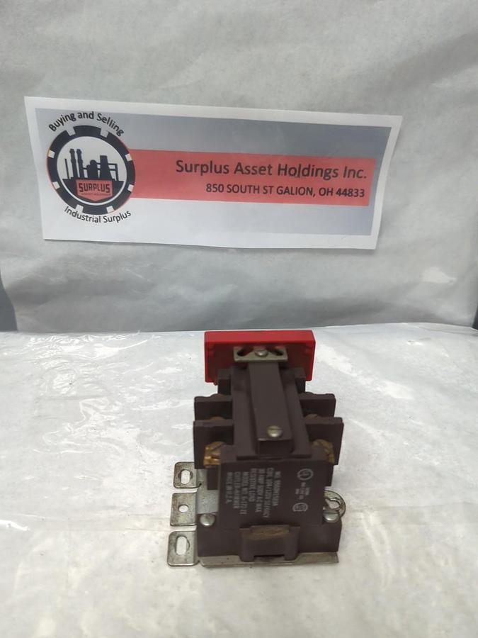 Used CUTLER HAMMER,9560H1589A,CONTACTOR WITH D26MAS2 COIL 120V AC/DC PRE-OWNED