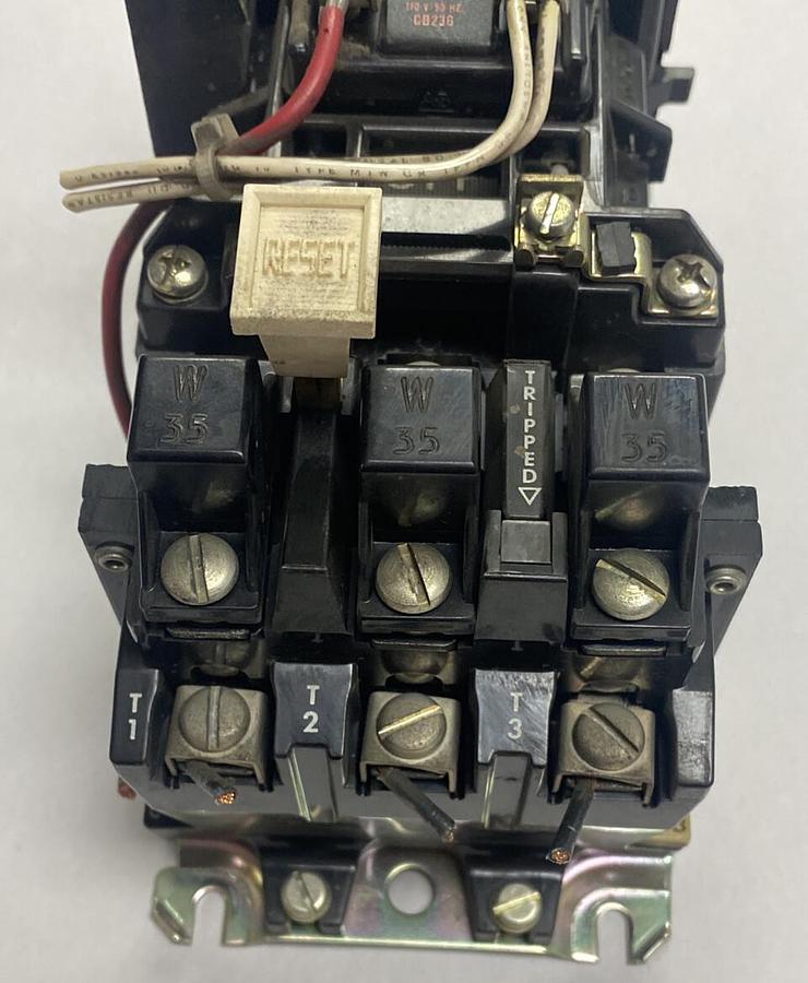 Used Allen-Bradley,509-B0D,Ser B Non-Reversing Starter Size 1 27A