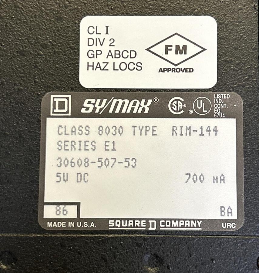 SQUARE D,8030-RIM144,INPUT MODULE NOS