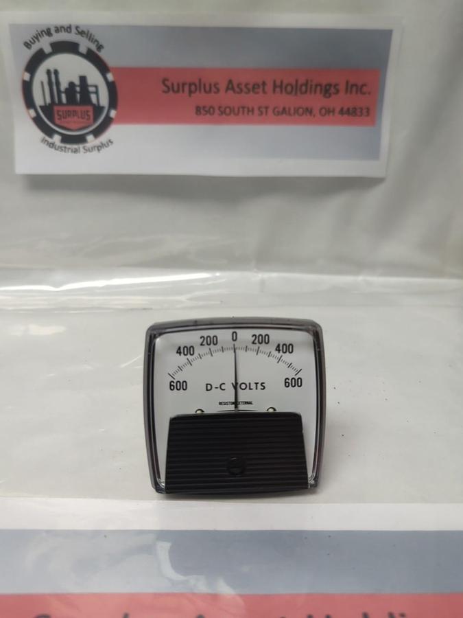 GE,50-250205FASJ1,PANEL METER 600-0-600 D-C VOLTS MISSING BOX NOS