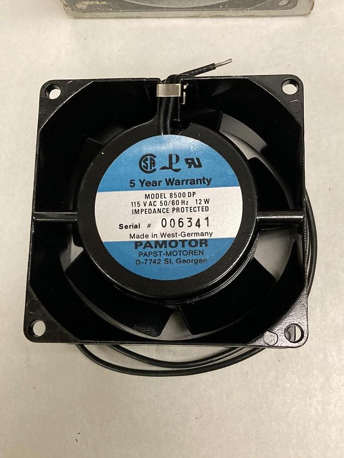 Pamotor,8500 DP,Pentaflow Fan 12W 115Vac