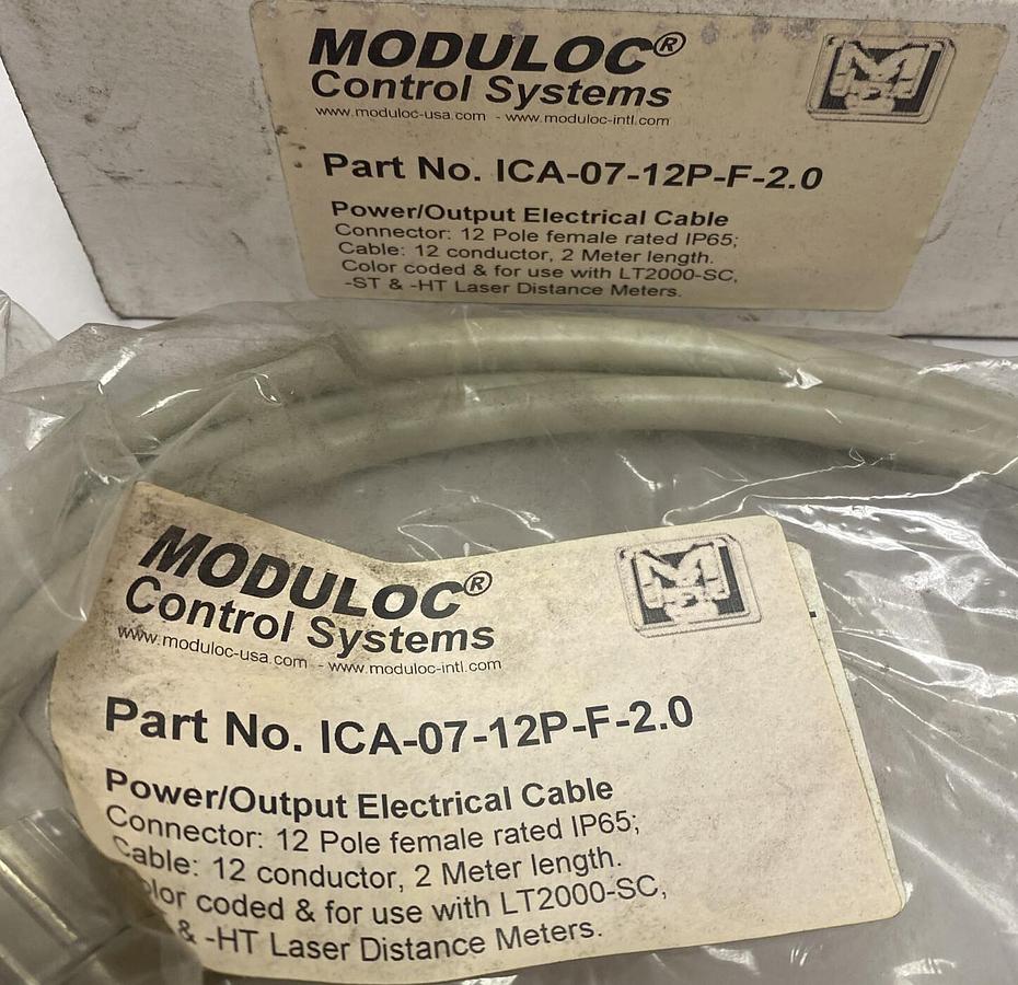 Moduloc Control Systems,ICA-07-12P-F-2.0, Power  Output Electrical Cable NOS