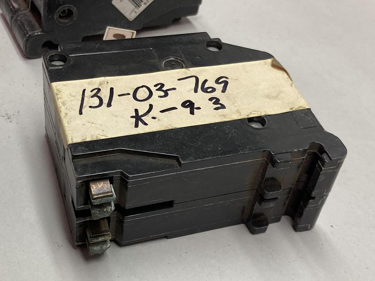 Used Eaton,Type CH,2-Pole Circuit Breakers 120/240V LOT OF 2