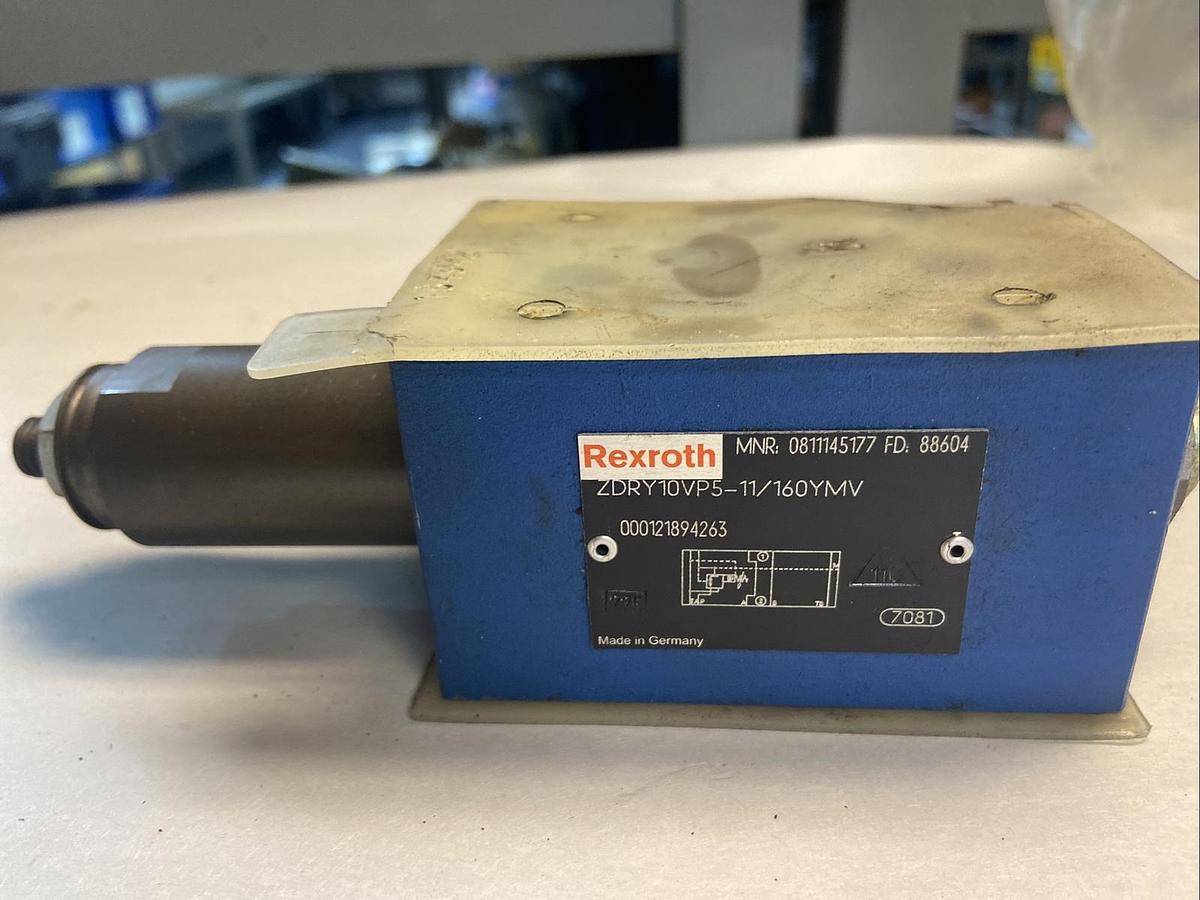 Used Rexroth,2DRY10VP5-11/160YMV,Hydraulic Pressure Reducing Valve Refurbished