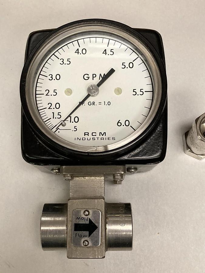 RCM Industries,3/4 Inch-73-R-6-A,Flow Gauge