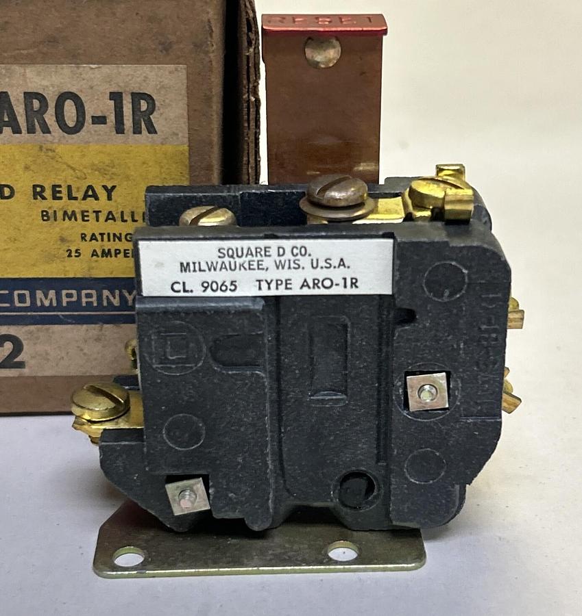 SQUARE D,9065ARO-1R,THERMAL OVERLOAD RELAY NOS