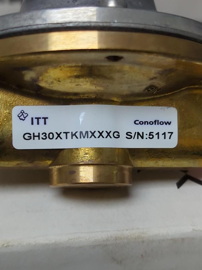 ITT CONOFLOW,GH30XTKMXXXG,PRESSURE REGULATOR 0-125 PSI NEW