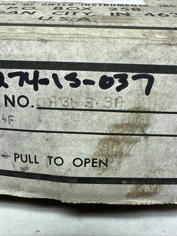 Dwyer Mercoid Controls,DA-31-3-3A,Pressure Switch