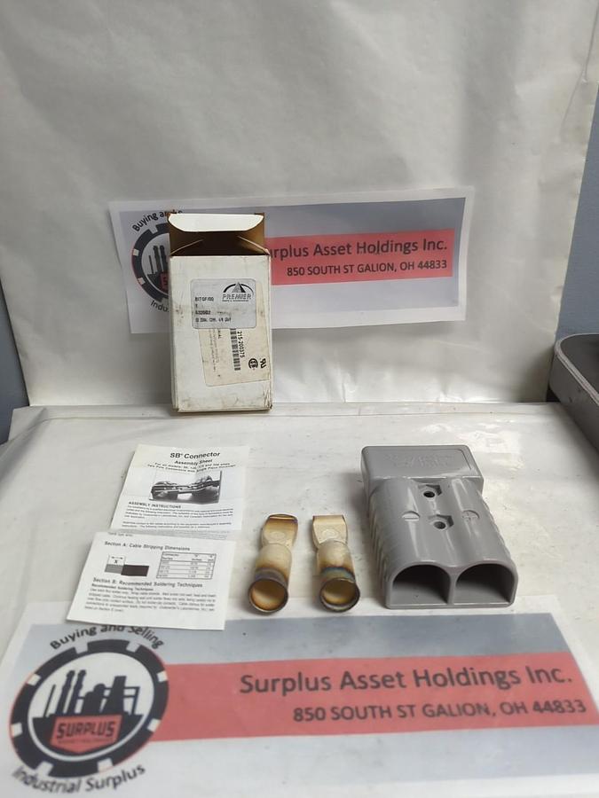 ANDERSON/PREMIER,SB 350A,350A-600V BATTERY CONNECTOR GRAY NOS
