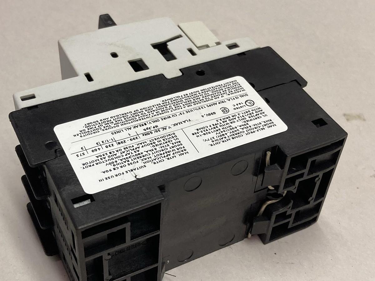 Siemens,3RV1021-1EA10,Circuit Breaker Class 10 50/60Hz