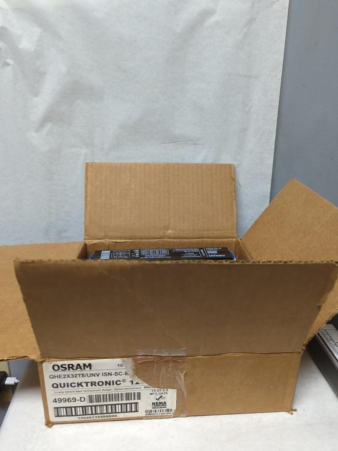 OSRAM,QHE 2X32T8/UNV ISN-SC,FLORESCENT LAMP BALLAST LOT OF 10 NOS