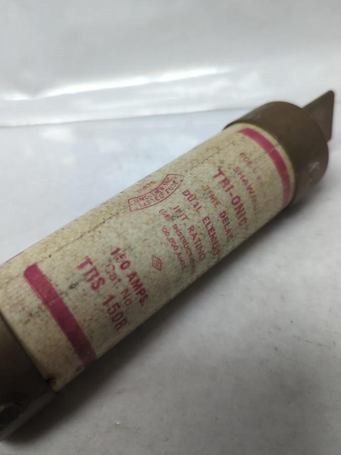Used GOULD SHAWMUT,TRS-150R,TRI-ONIC 150 AMP FUSE PRE-OWNED