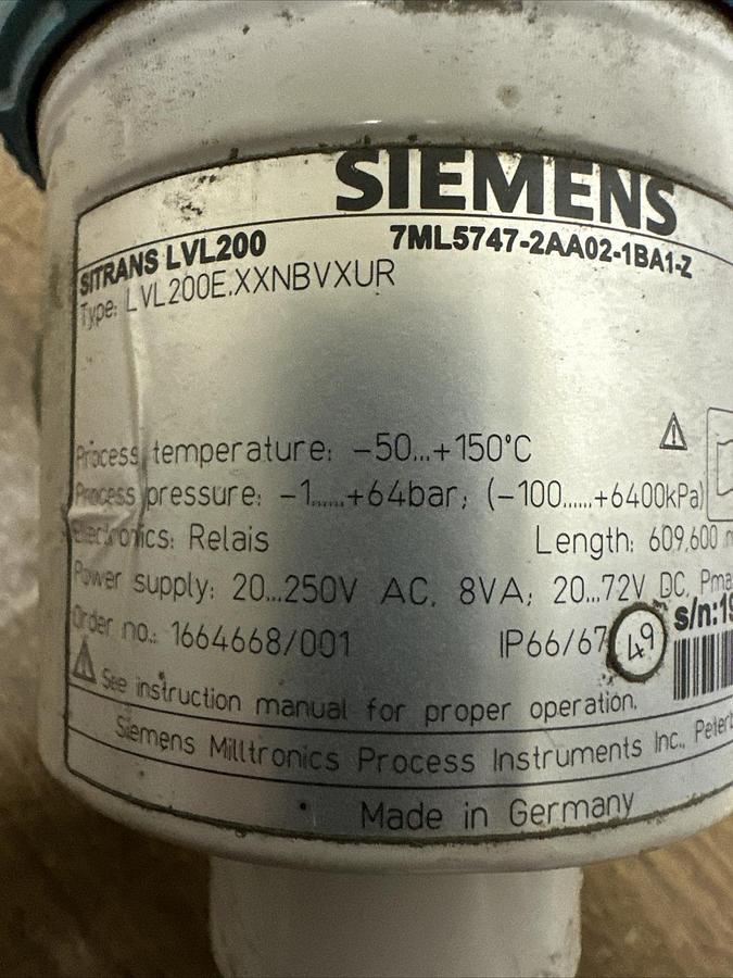 Siemens,7ML5747-2AA02-1BA1-Z,Sitrans Differential Pressure Transmitter