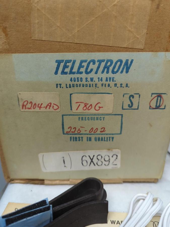 TELETRON,T204AD,RADIO TRANSMITTER RECEIVER OPEN/CLOSE NOS