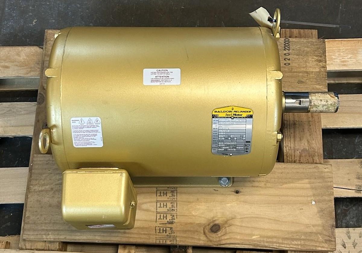 BALDOR,M15B,SUPER-E MOTOR 15HP 190/380V 1470RPM 3PH 256T FRAME