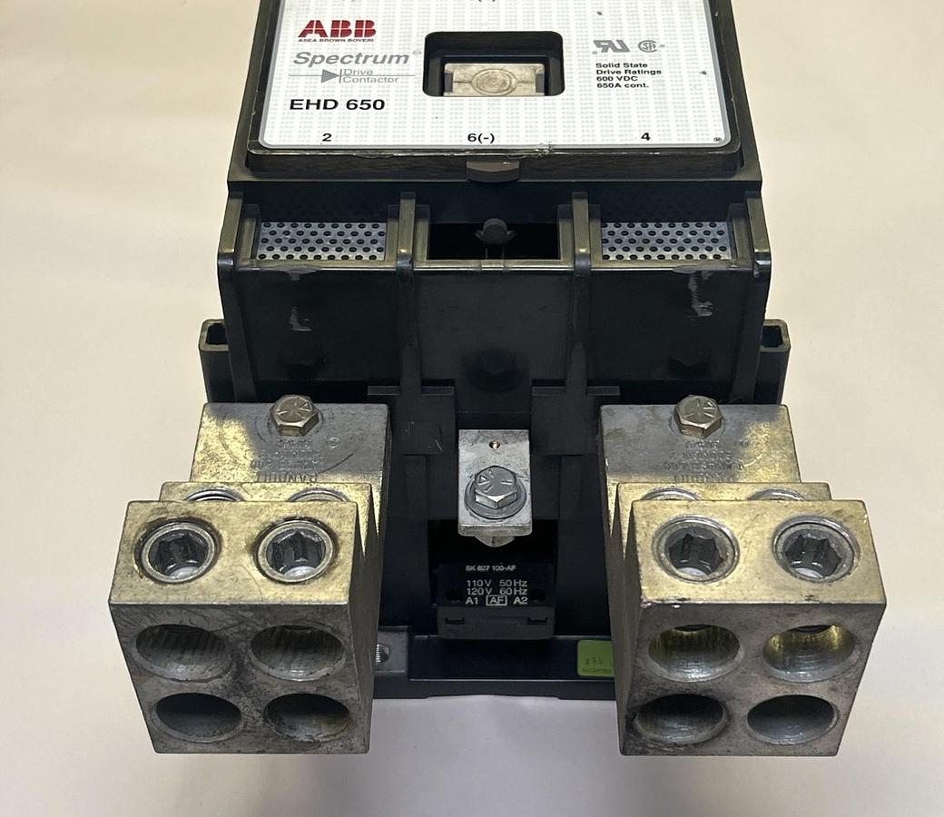 Used ABB,EHD650,DRIVE CONTACTOR 650A 600V