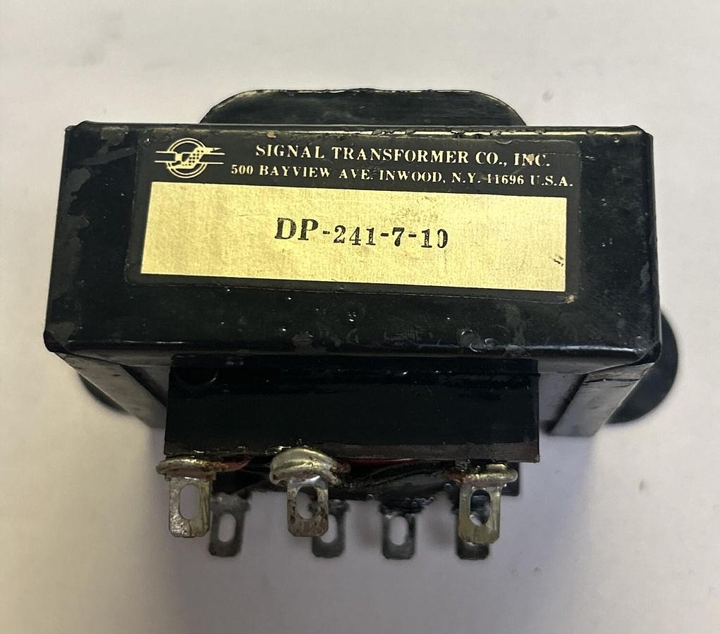 Used SIGNAL TRANSFORMER,DP-241-7-10,TRANSFORMER