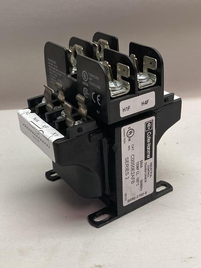 Used Cutler-Hammer,C0050E2AFB,Industrial Control Transformer Series 2 50VA 50/60Hz