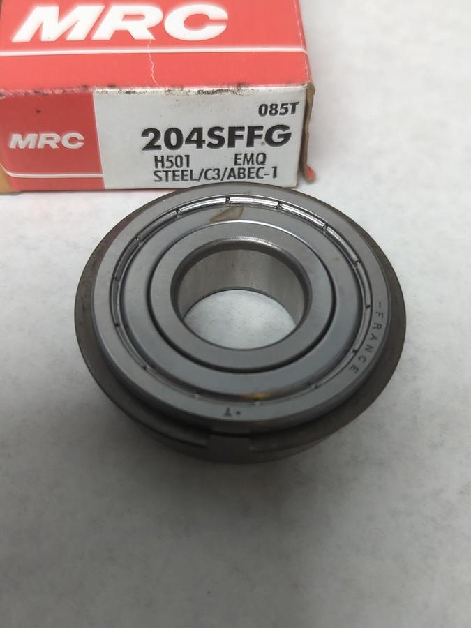 MRC,204SFFG,DEEP GROOVE BALL BEARING WITH SNAP RING NOS