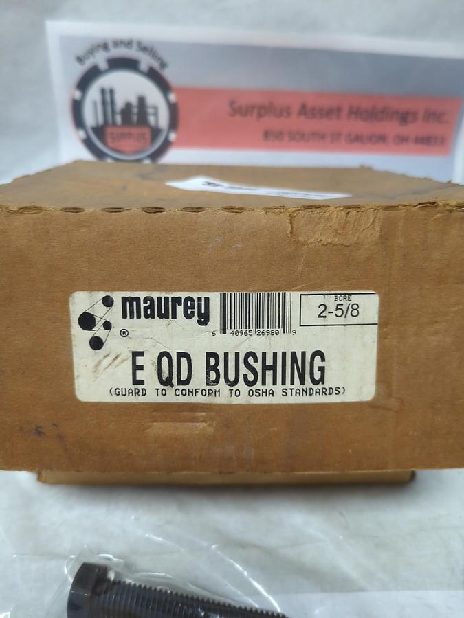 MAUREY,E-2-5/8,QD BUSHING 2-5/8 INCH BORE NOS