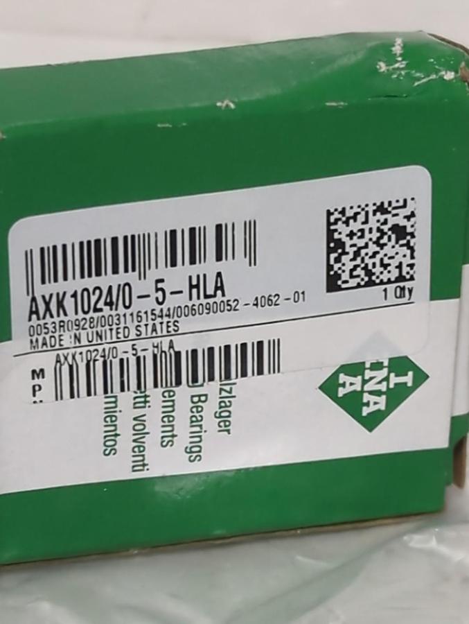 INA,AXK 1024/0-5-HLA,NEEDLE THRUST BEARING LOT OF 3 NOS
