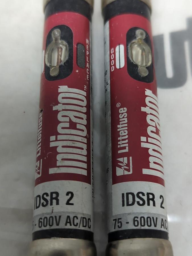 LITTELFUSE,IDSR-2,INDICATOR 2 AMP FUSE LOT OF 2 NOS