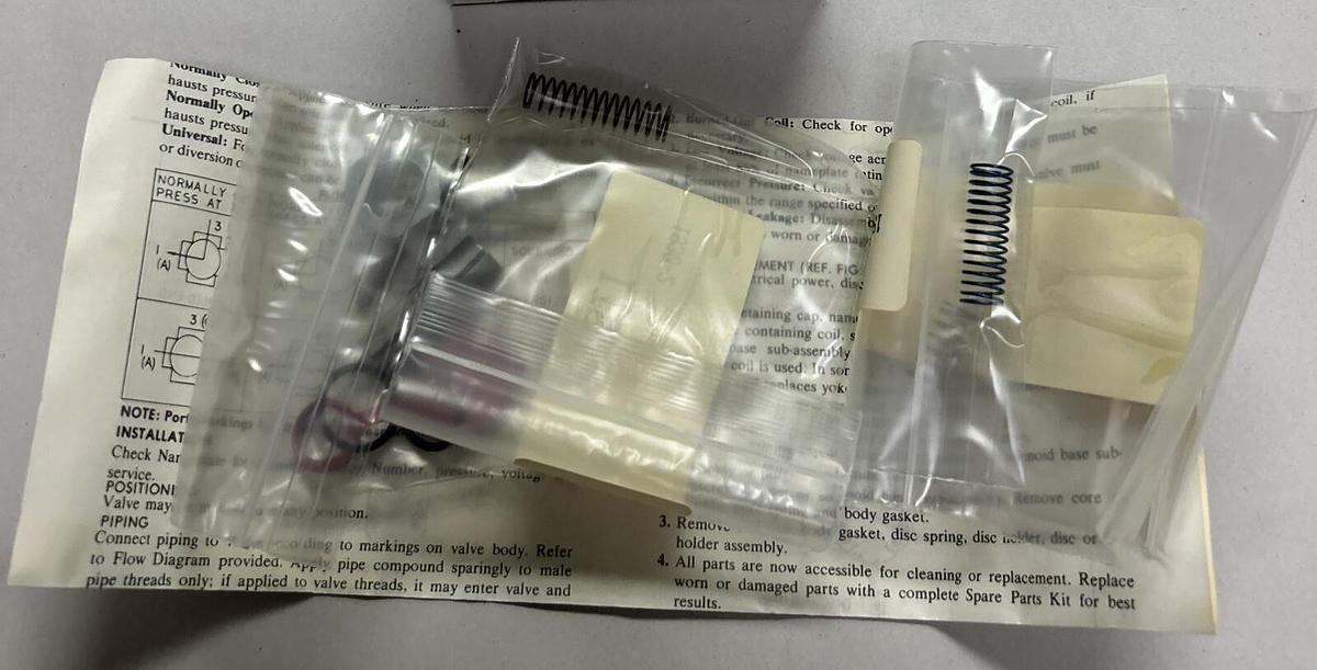 Used ASCO,094690,REPAIR KIT NEW