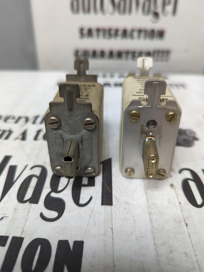 Used SIEMENS,3NE8022,FUSE SITOR 125A/600V VAC LOT OF 2