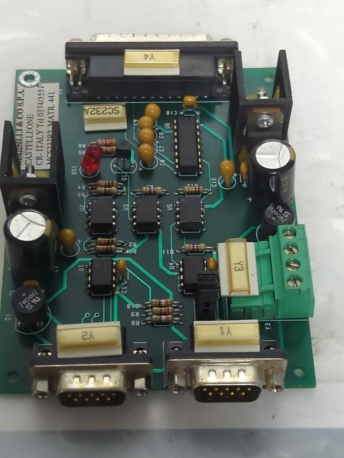 Used MARSILLI,MCS232R2,CIRCUIT BOARD PRE-OWNED