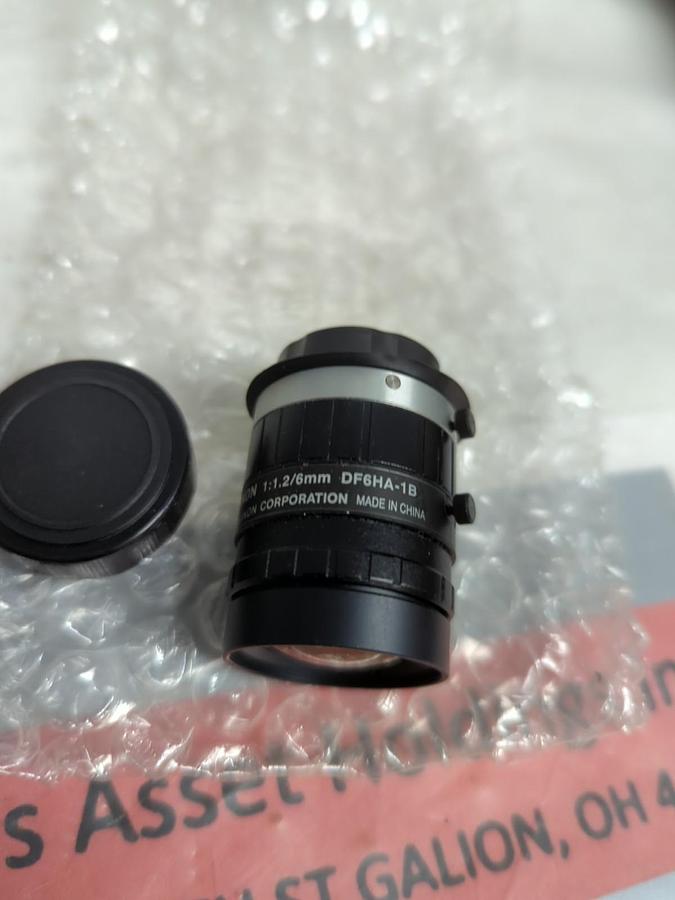 FUJINON,DF6HA-1B,TV LENS 1:1.2/6MM NOS