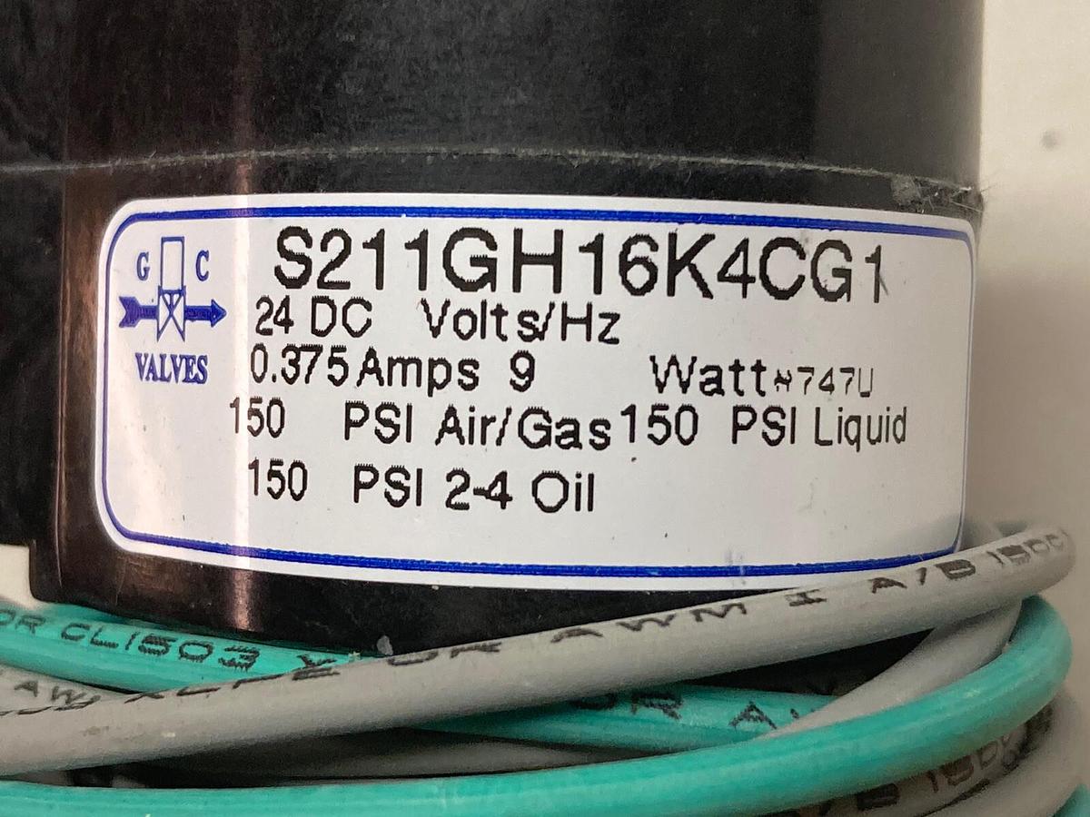 GC Valves,S211GH16K4CG1,Solenoid Valve