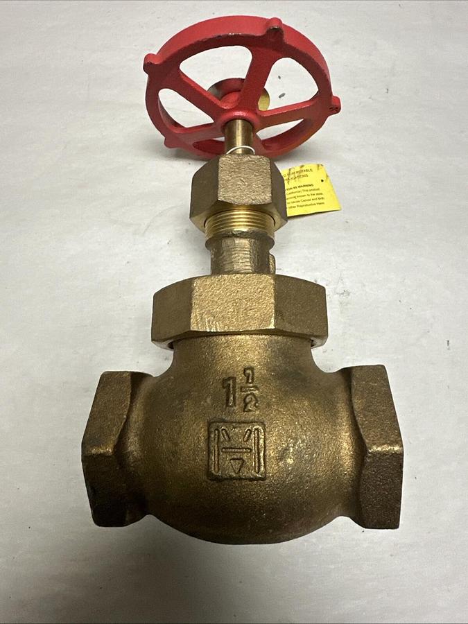Milwaukee,200SWP 400WOG,1-1/2" Fig. 570 Brass Gate Valve