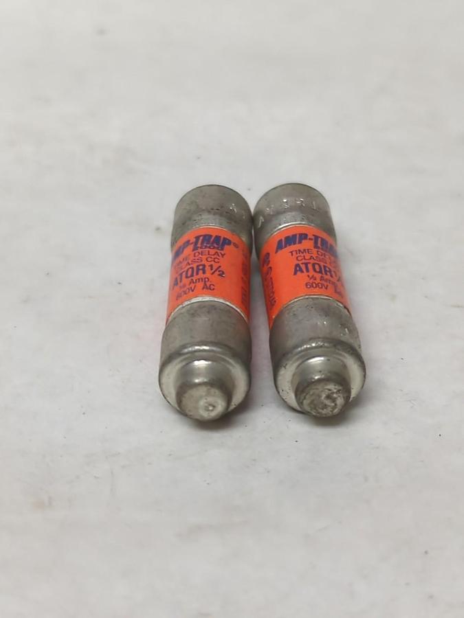 GOULD SHAWMUT,ATQR 1/2,AMP-TRAP 1/2 FUSE LOT OF 2 NOS