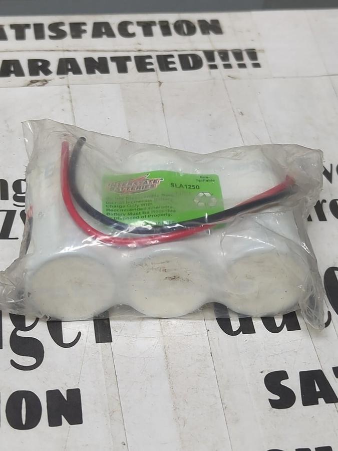 INTERSTATE BATTERIES,SLA1250 F1H25,3-CELL BATTERY NOS