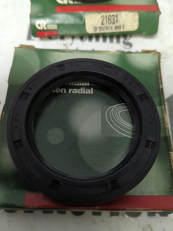 CHICAGO RAWHIDE,21631,OIL SEAL 55 X 78 X 10  HMS4 R LOT OF 4 NOS