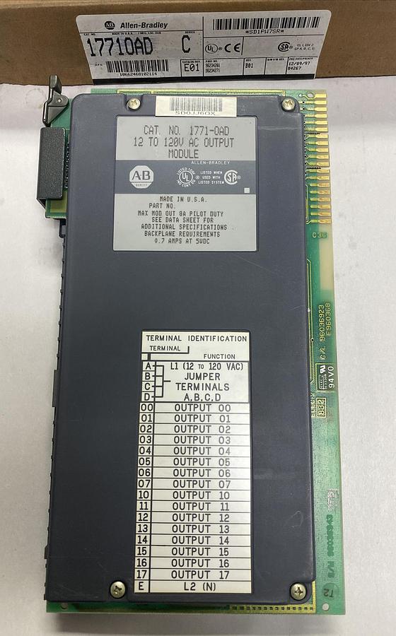 Used Allen-Bradley,17710AD,AC Output Module