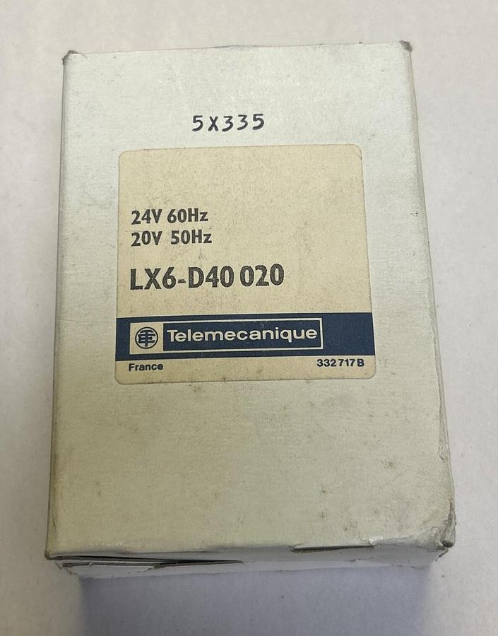 TELEMECANIQUE,LX6-D40020,CONTACTOR COIL NOS