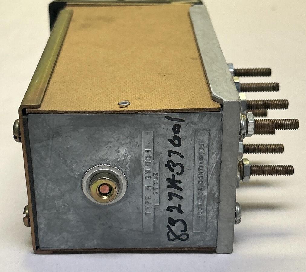 ELECTROSWITCH,8327A37G01,SWITCH TYPE W NOS