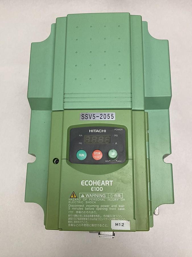 Used Hitachi,E100-075LFR2,3-Phase Drive 200-230V  3PH