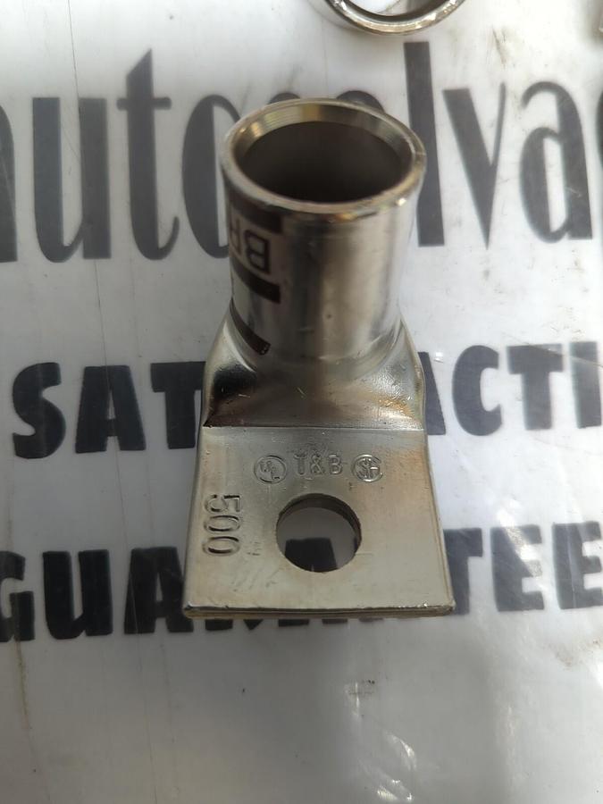 THOMAS & BETTS,BROWN 87,COMPRESSION LUGS  90° ANGLE SHORT BARREL BOX OF 6