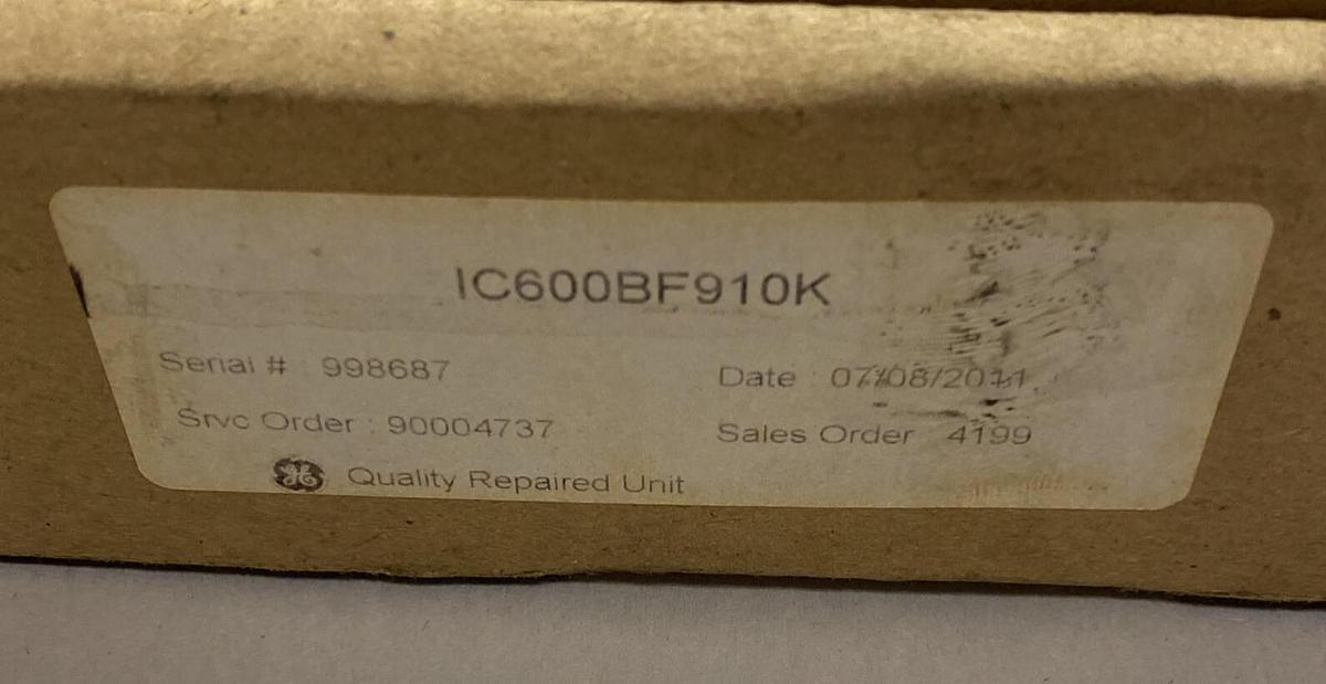 Used GE FANUC,IC600BF910K,OUTPUT MODULE REFURBISHED SEALED