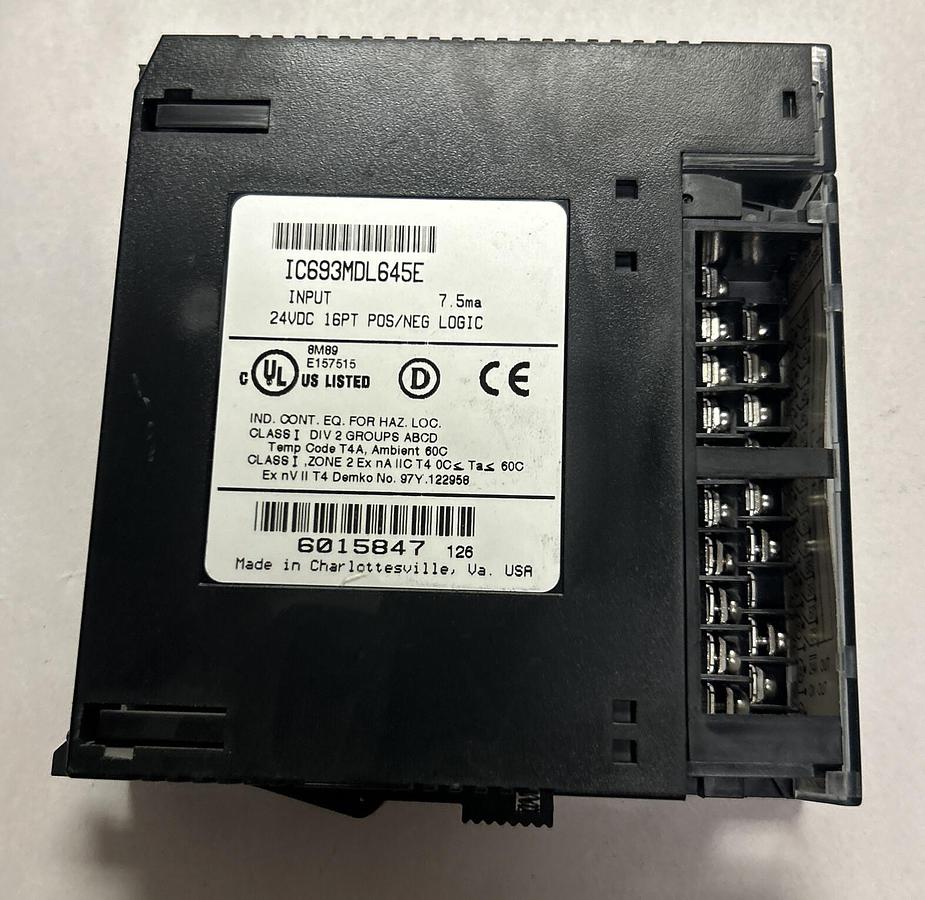 Used GE FANUC,IC693MDL645E,INPUT MODULE